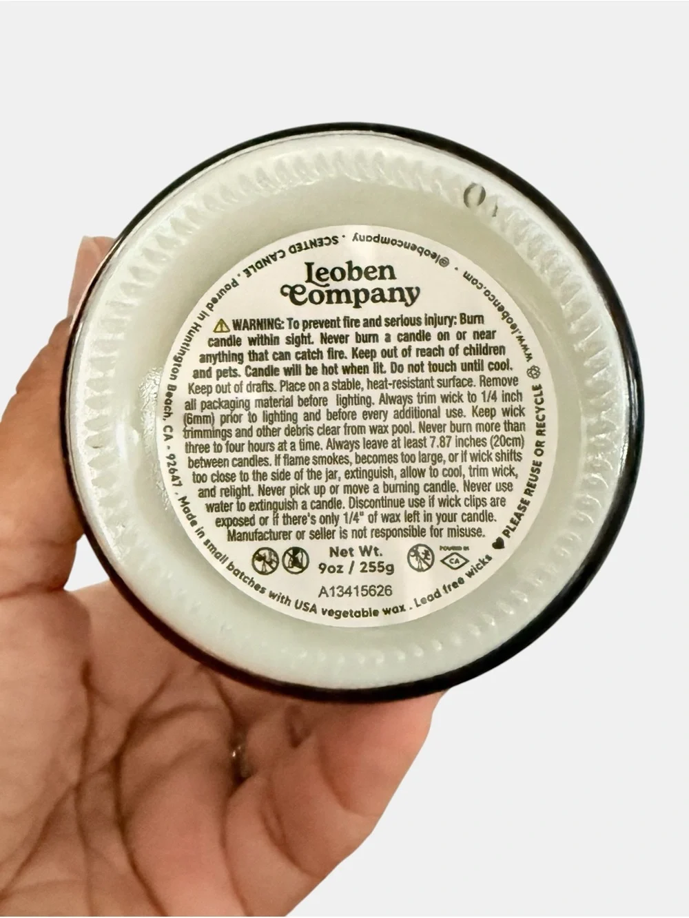 Leoben Company Hocus Pocus Pumpkin & Cinnamon Spice Scented Candle